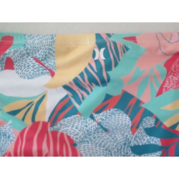 Hurley HRXP22038 Women's Sz 2XL Tropical Design 2-Piece High Waisted Bikini Set - Picture 6 of 7